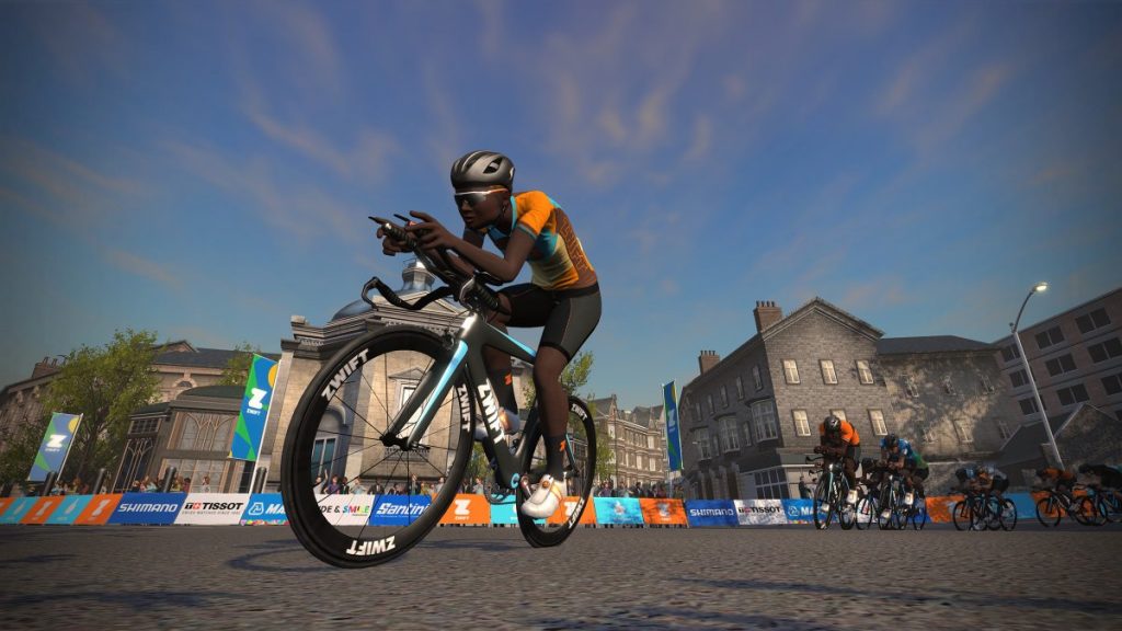 Sepeda Online Zwift Bertanding untuk Olimpiade